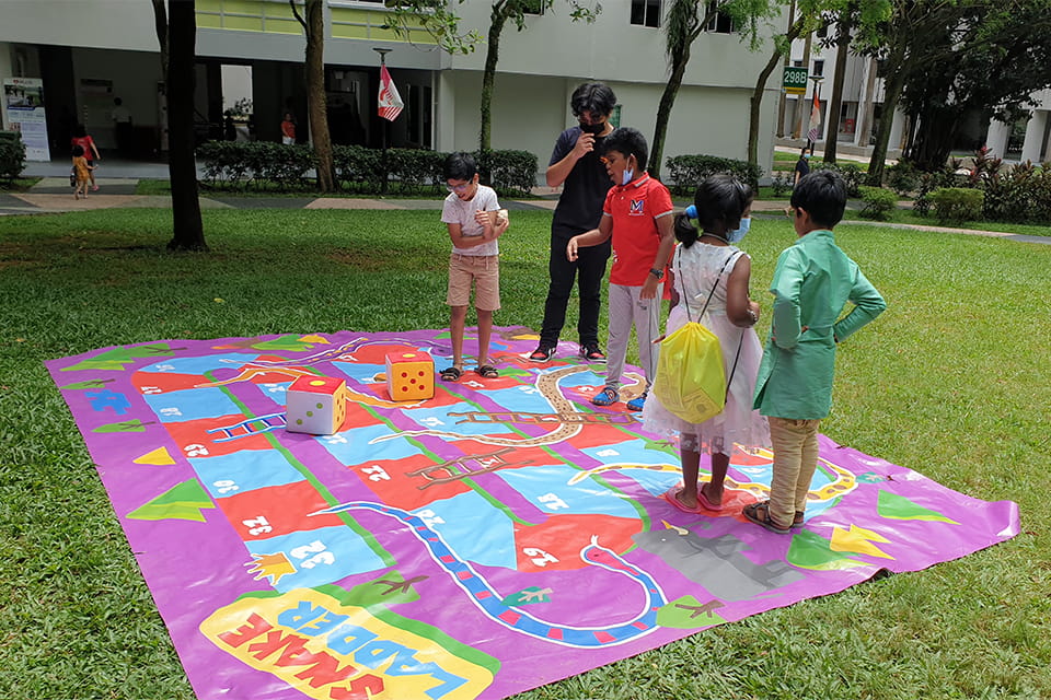 Giant Snake And Ladder